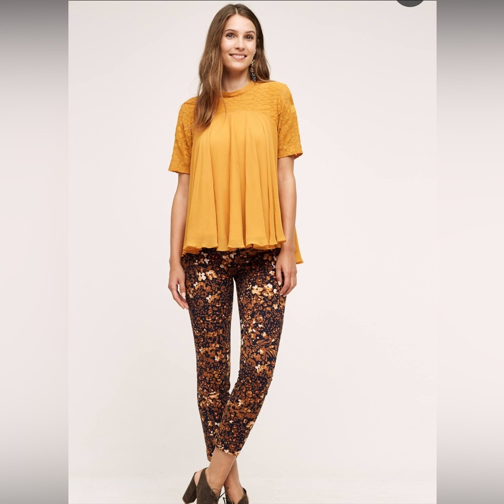 Anthropologie patterned pants